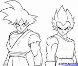 Goku Draw Vegeta Drawing Dragon Ball Step Drawings Easy Coloring Pages Characters Dbz Colouring Getdrawings Popular Anime Colou Library Clipart sketch template