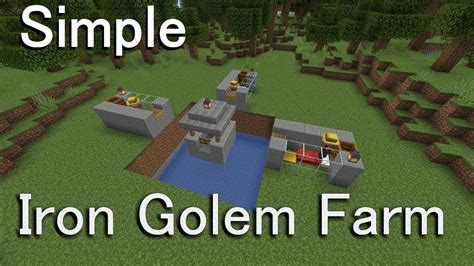 iron golem farm schematic