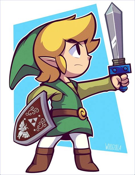 Toon Link By Woofzilla Legend Of Zelda Zelda Drawing Zelda Art