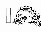 Iguana Dibujos Alfabeto Abecedario Reptiles Animais Numeros Colorare Divertir Jovens Titãs Clipartmag Acolore sketch template