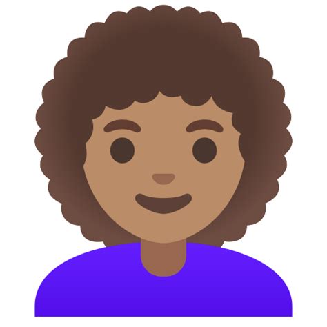👩🏽‍🦱 woman medium skin tone curly hair emoji