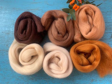 beautiful browns merino wool tops shades