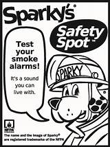 Safety Poster Classroom Fire Coloring Smoke sketch template