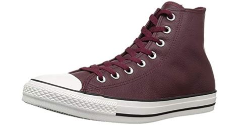 Converse Leather Chuck Taylor Ctas Hi Unisex Adults Low Top Sneakers