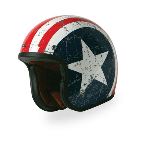 torc retro usa flag helmet open face  motorcycle helmet expert