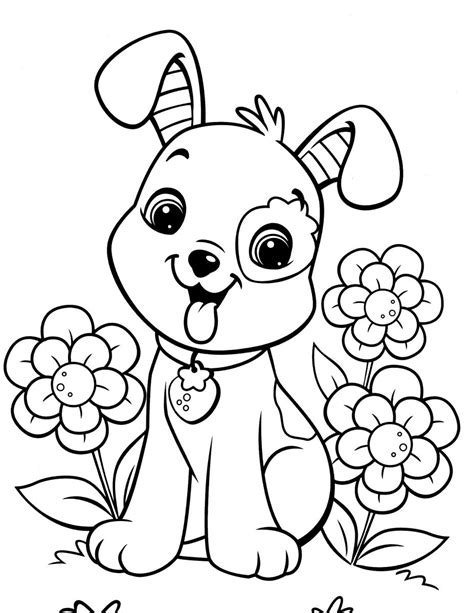 dog coloring pages  worksheets