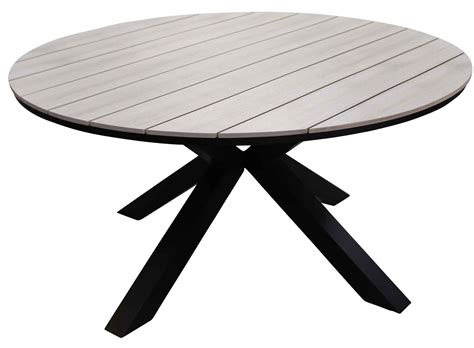 woods aluminium polywood garden table cyprus outdoor furniture outdoor decor