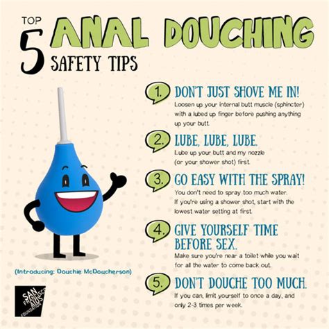 top 5 anal douching safety tips hiv aids resource center for gay men