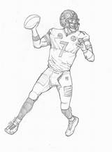 Coloring Pages Larry Fitzgerald Ben Roethlisberger Cardinals Template sketch template