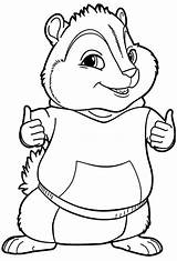 Alvin Chipmunks Coloring Pages Chipmunk Theodore Simon Drawing Colouring Fun Printable Kids Book Disney Sheets Kid Cute Cartoon Drawings Seville sketch template