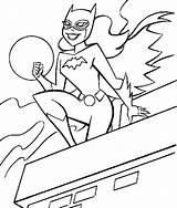 Catwoman Coloring Building Night Top Pages Batman Robin Drawings Color Printable Sheet Kids Batgirl Super Superheroes Heros sketch template
