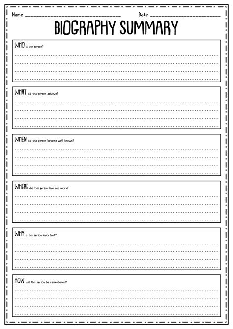 biography report outline  kids coloring pages  puzzle  kids