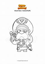 Brawl Ruffs Colonel Supercolored sketch template