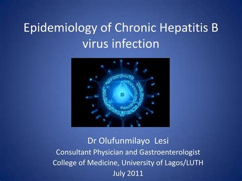 Ppt Epidemiology Of Chronic Hepatitis B Virus Infection Powerpoint