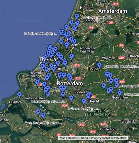 zuid holland google  maps