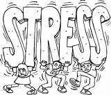 Stress Clipart Animated Stressed Cartoon Cliparts Library Youth Impact sketch template