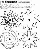 Lei Coloring Necklace Pages Crayola Drawing Flower Printable Print Hawaiian Maile Flowers Getdrawings Lay sketch template