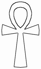 Ankh Coloring Sketch sketch template
