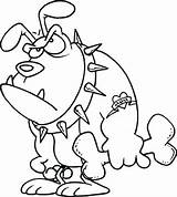Coloring Pages Getdrawings Mutt Stuff Dog Cartoon sketch template
