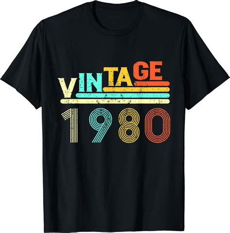 Vintage 1980 Graphic Tees Novelty T Shirts And Cool Designs T Shirt
