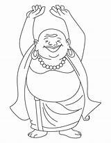 Buddha Coloring Drawing Pages Outline Fat Printable Buddhist Kids Getdrawings Head Popular Pleasures Fill Welcome Year Chinese sketch template