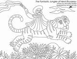 Rousseau Malvorlagen Kitty Jungles sketch template