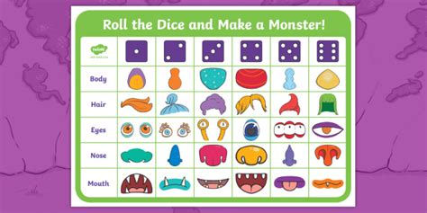 monster surprise roll  draw  monster activity