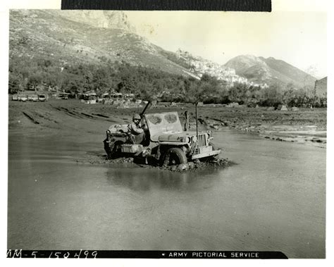 us jeep stuck in mud in italy on 27 november 1943 the