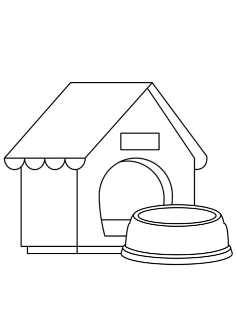 doghouse coloring page funny coloring pages