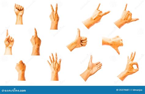 hand signs stock image image