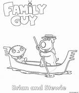 Coloring Pages Brian Guy Stewie Family Printable Site sketch template