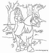 Coloring Beast Pages Beauty Horse Princess Belle Riding Disney Her Printable Kids Horseback Colouring Bell Philippe Color Castle Sheets Print sketch template
