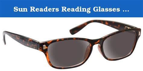 Sun Readers Reading Glasses Sunglasses Mens Womens Wayfarer Style Uv400