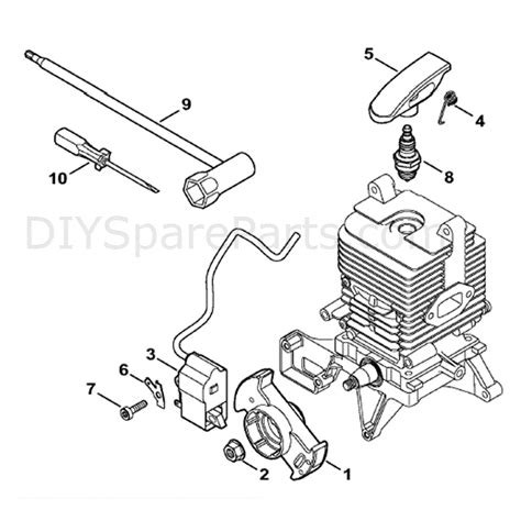 stihl sr  mistblower sr parts diagram ignition system