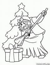Baba Yaga Coloring Colorkid Pages Costume Years sketch template