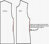 Pola Baju Mudah Sendiri sketch template