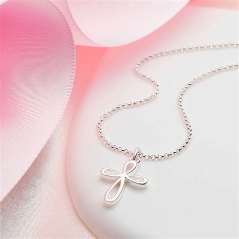 signature cherish cross necklace by molly brown london