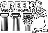 Coloring Greek Pages Greece Wecoloringpage sketch template