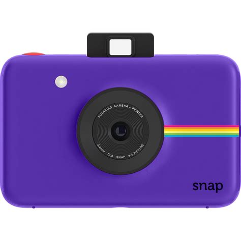 polaroid snap instant digital camera purple polsppr bh