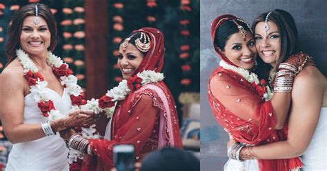 the beauty of the first indian lesbian wedding in america