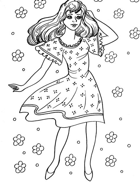 coloring pages  kids girls coloring home