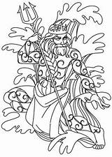 Coloring Pages Poseidon Para Colorear Griechische Greek Coloriage Götter Dibujos Dieux Grecs Colorier Dioses Gods Griegos Mandalas Et Malvorlagen Mythologie sketch template