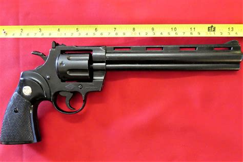 denix replica gun colt python  magnum revolver pistol   model jb military antiques