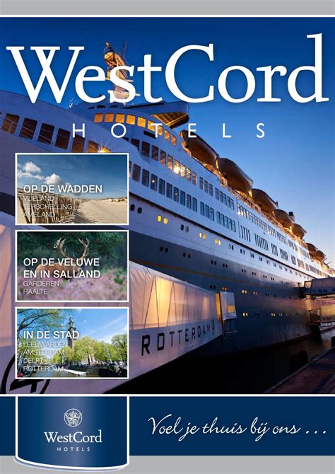 westcord corporate brochure  westcord hotels bv issuu