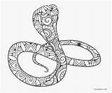 Coloring Snake Pages Fangs Popular sketch template