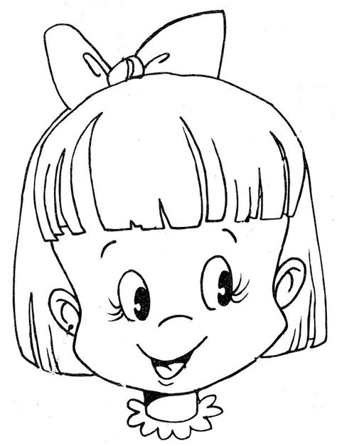 girl face coloring page coloring pages faces az coloring pages