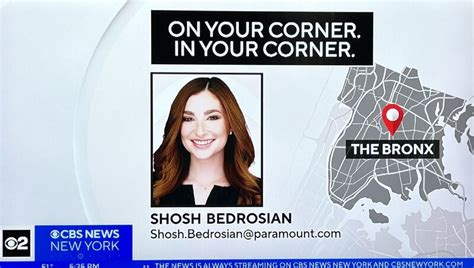 shosh bedrosian  linkedin newyork reporter journalist cbs