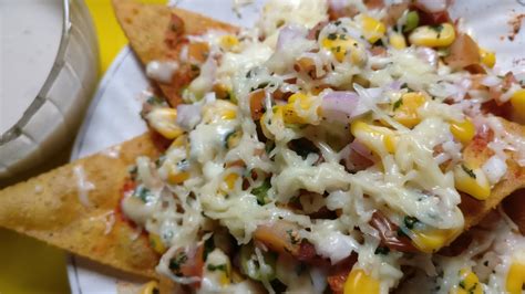 nachos  white cheese sauce mexican recipe snacks youtube