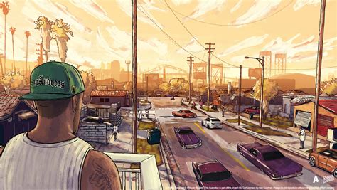 gta san andreas artwork hd games  wallpapers images backgrounds