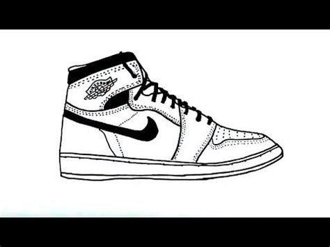 mins   draw  air jordan shoe youtube air jordan shoes